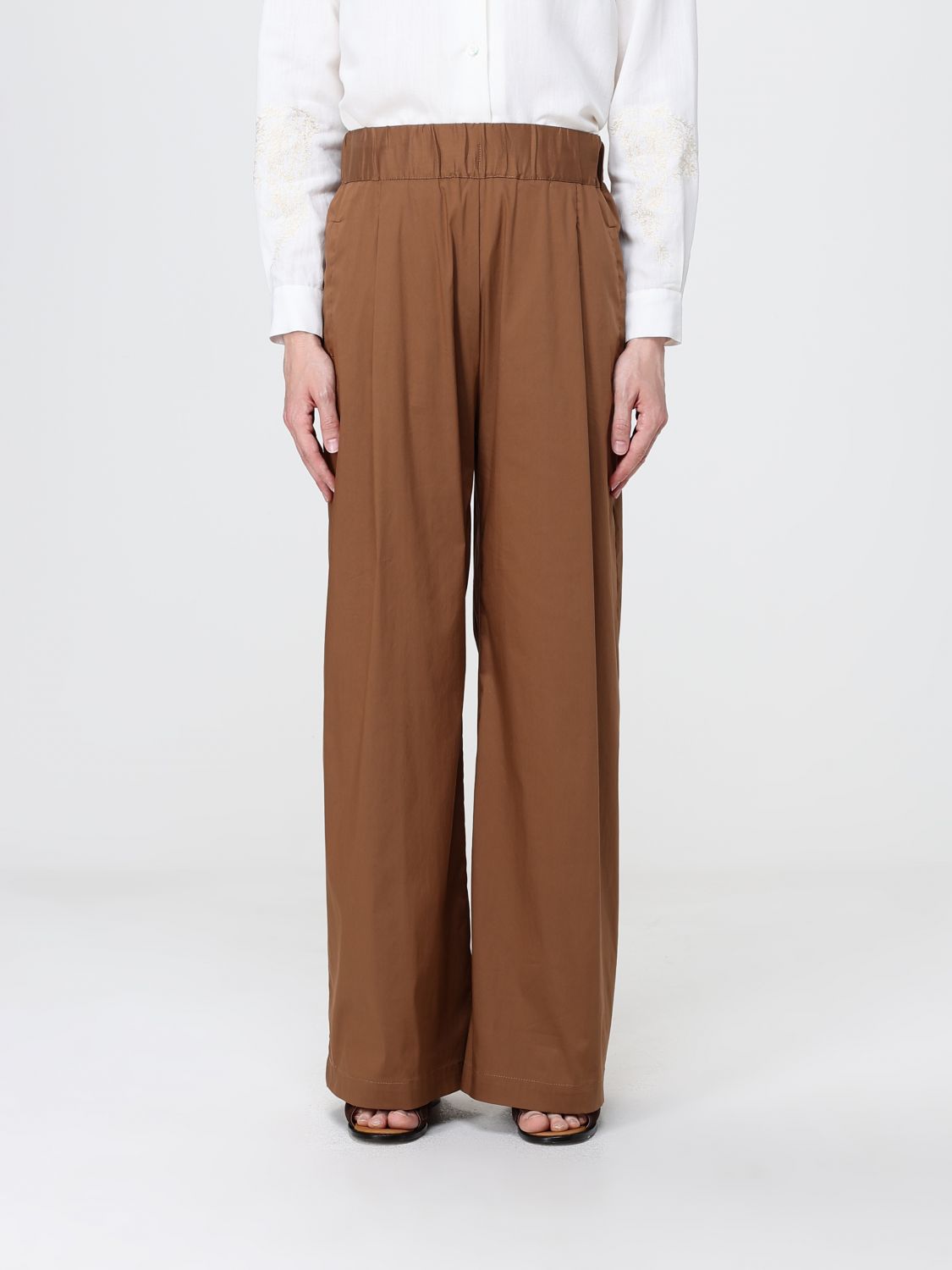 Pants Woman color Beige