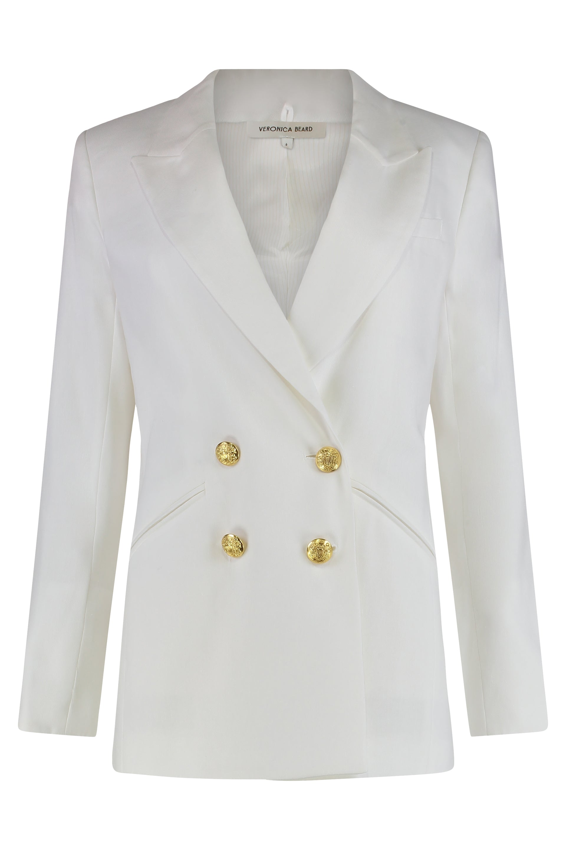 Dale Dickey Square-Fit Elastic Linen Jacket