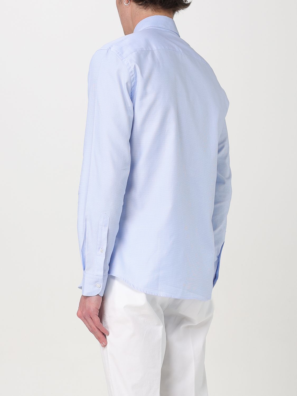 Shirt FAY Men color Sky Blue