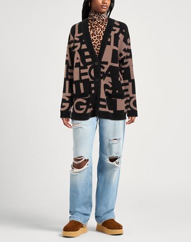 Woman Cardigan Black Size 2 Viscose, Polyester, Polyamide
