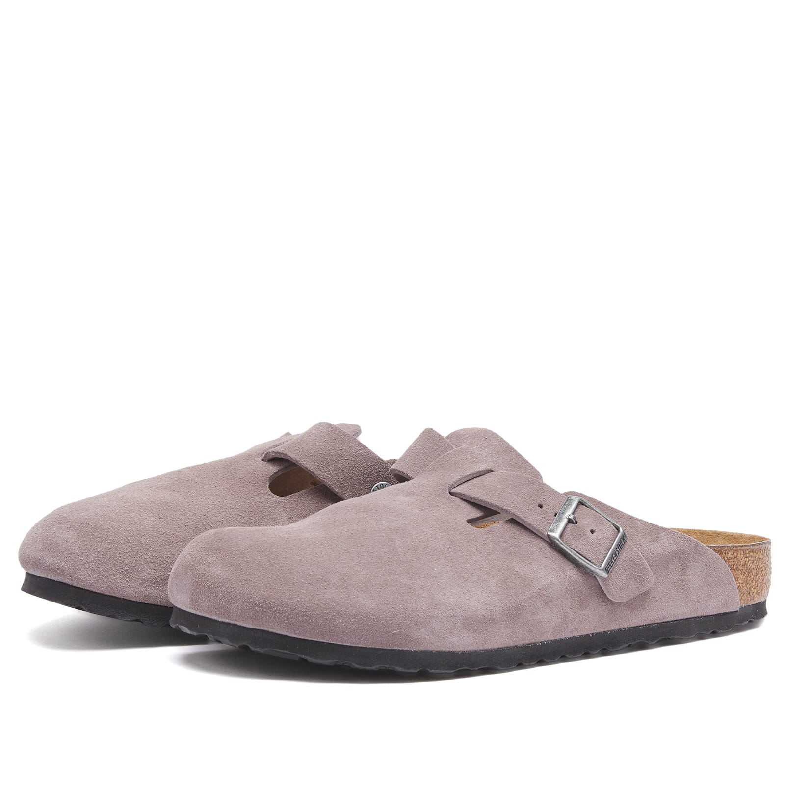 Boston Clog - Faded Purple Suede