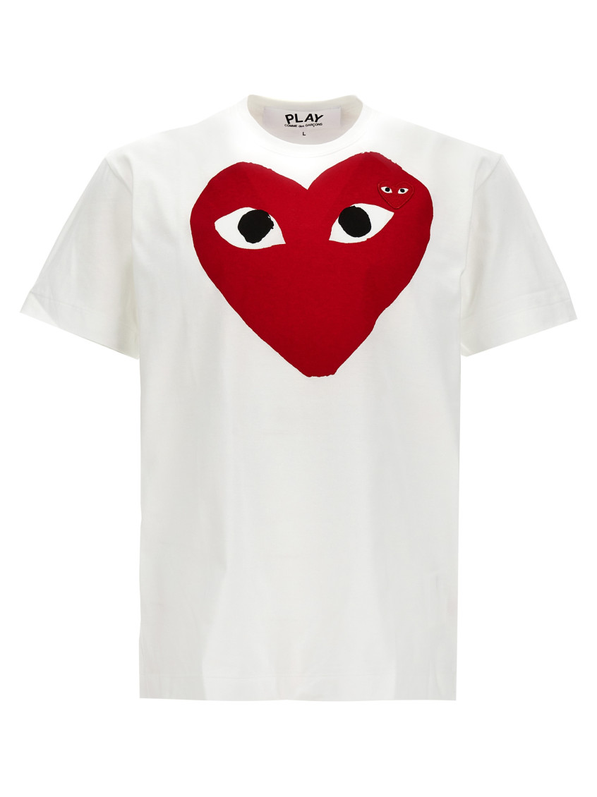 White Logo cotton t-shirt