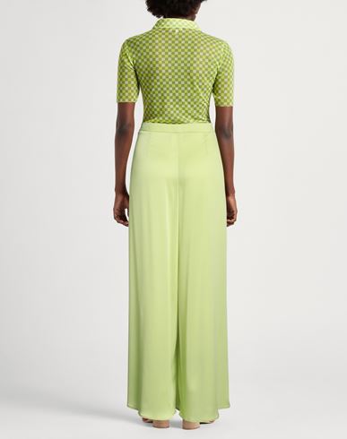 Woman Pants Lime green Size 6 Polyester