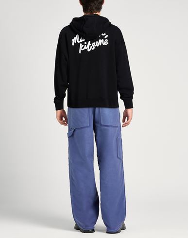 Maison Kitsuné Man Sweatshirt Black Size XL Cotton