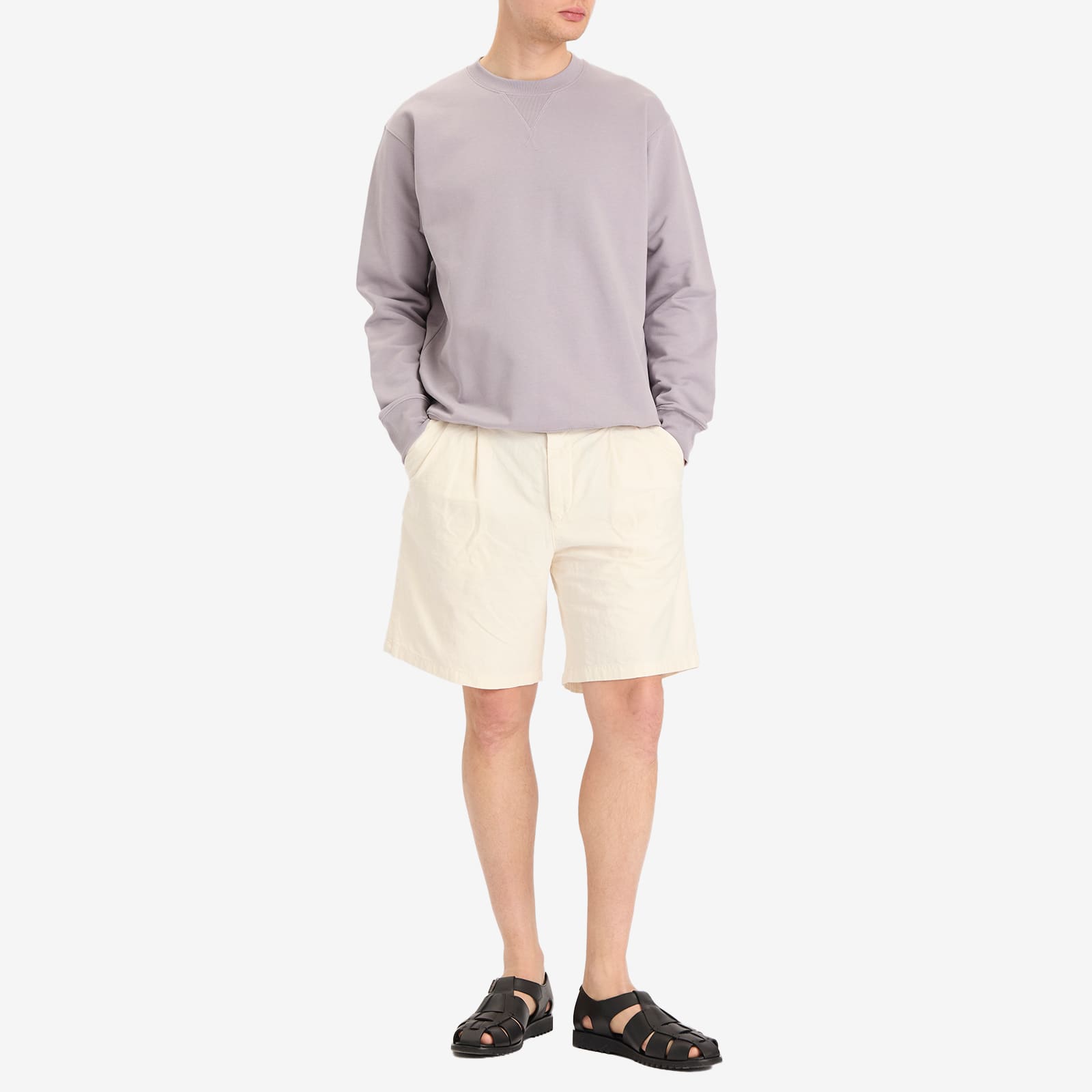 Men's Standard Crew Sweatshirt Crocus Purple