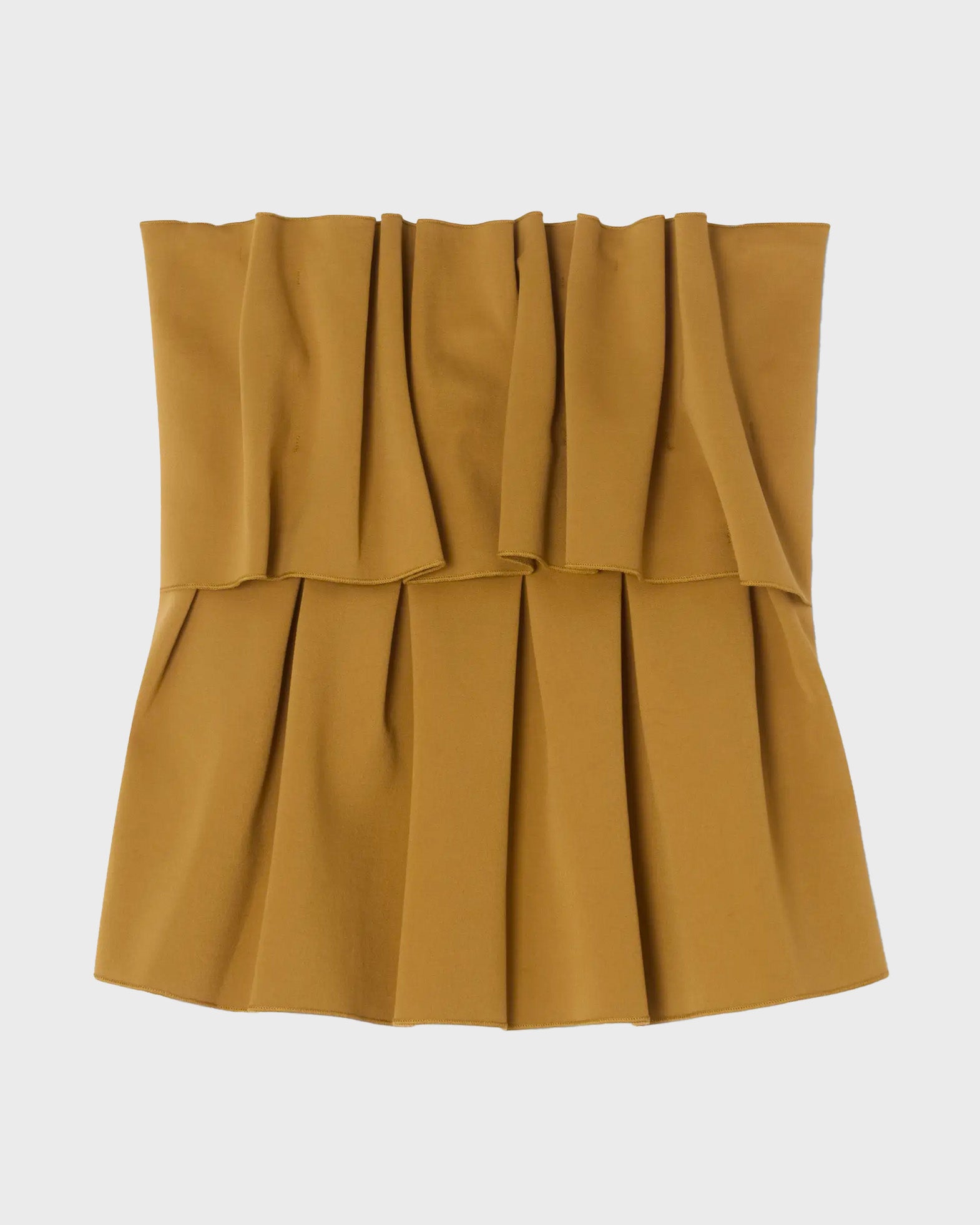 Dagmar Top Sculpted Tube Brown