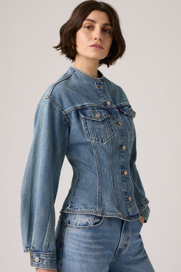 Sculpted Trucker Jacket