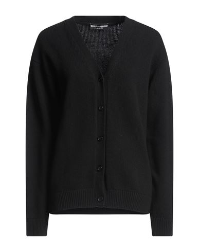 Gianpiero X Woman Cardigan Black Size 4 Virgin Wool, Polyurethane, Polyester