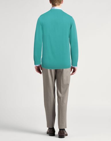 Man Cardigan Turquoise