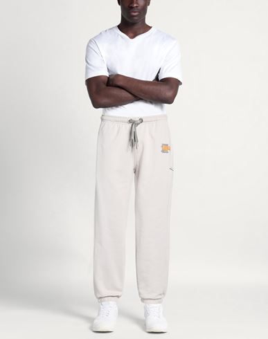M. c.u. Marco Cassese Union Man Pants Light grey Size M Cotton, Polyester