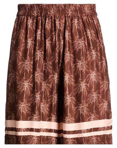 Man Shorts & Bermuda Shorts Chocolate brown Size M Viscose