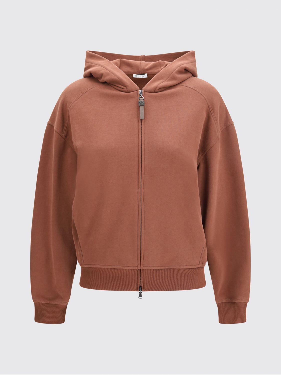 Sweatshirt Woman color Burnt