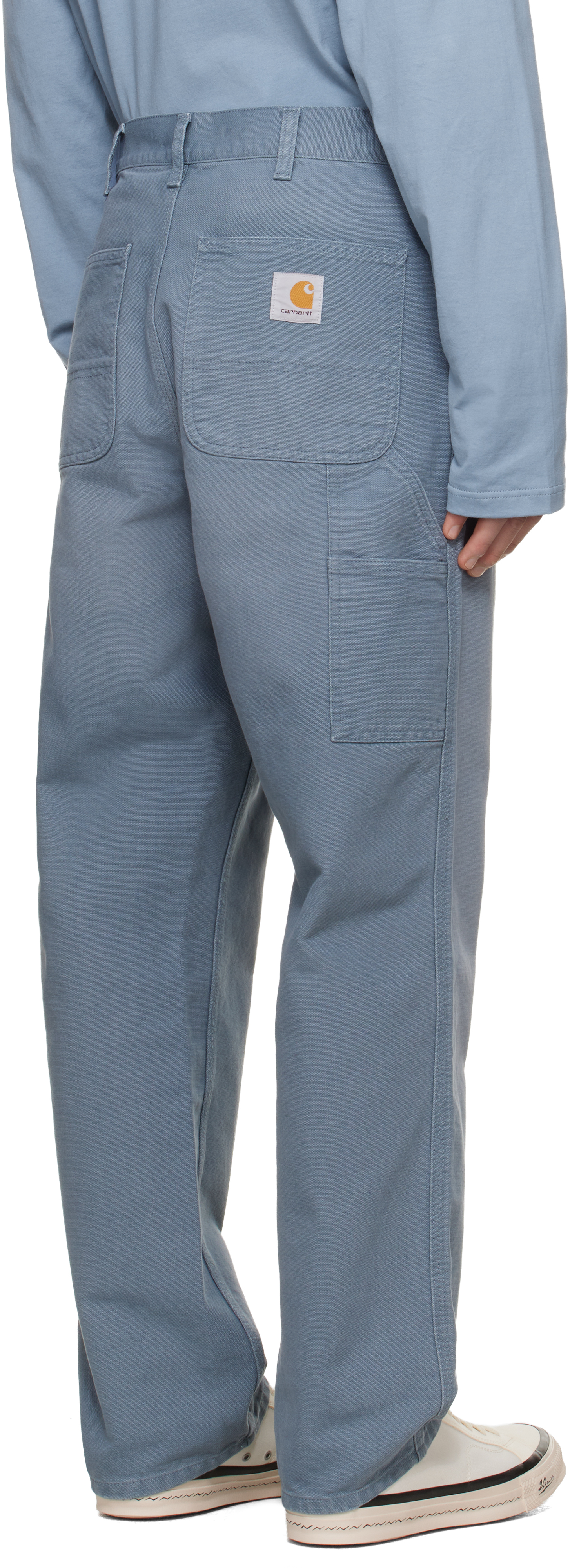 Blue Single Knee Trousers