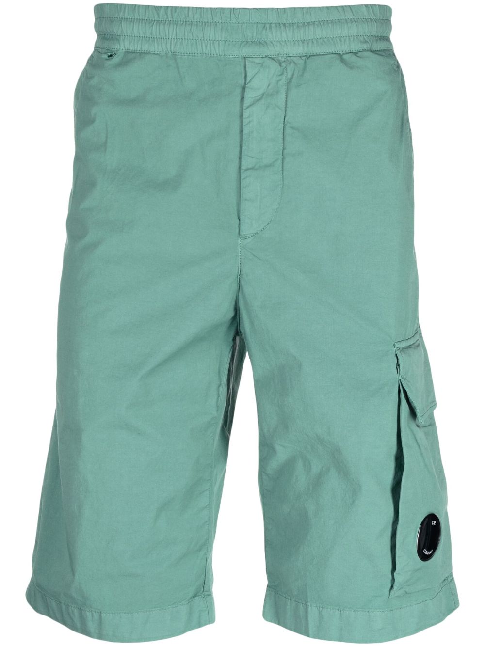 Lens-detail track shorts - Green