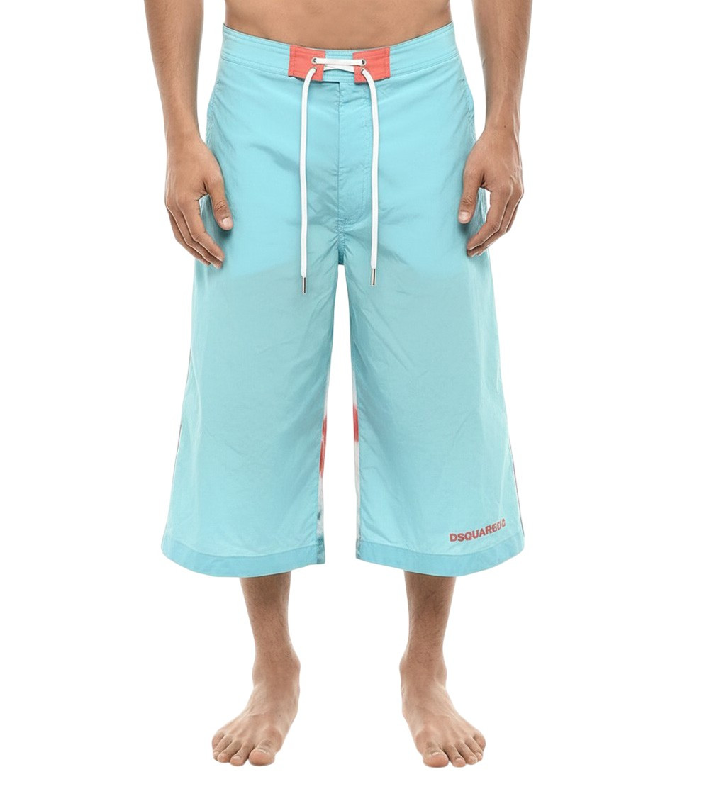 Sky Blue Logo Swim Shorts