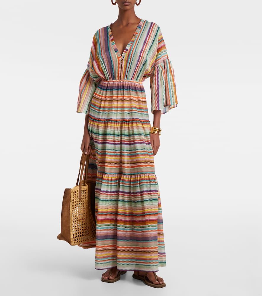 Zig Zag maxi dress