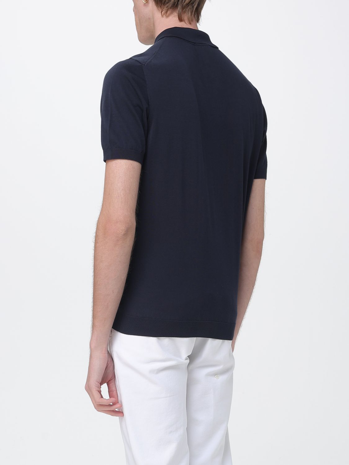 Polo Shirt Men color Blue
