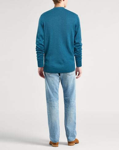 Man Sweater Deep teal Size S Virgin Wool