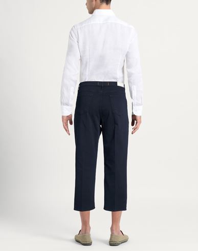 Man Pants Midnight blue Size 30 Cotton, Elastane