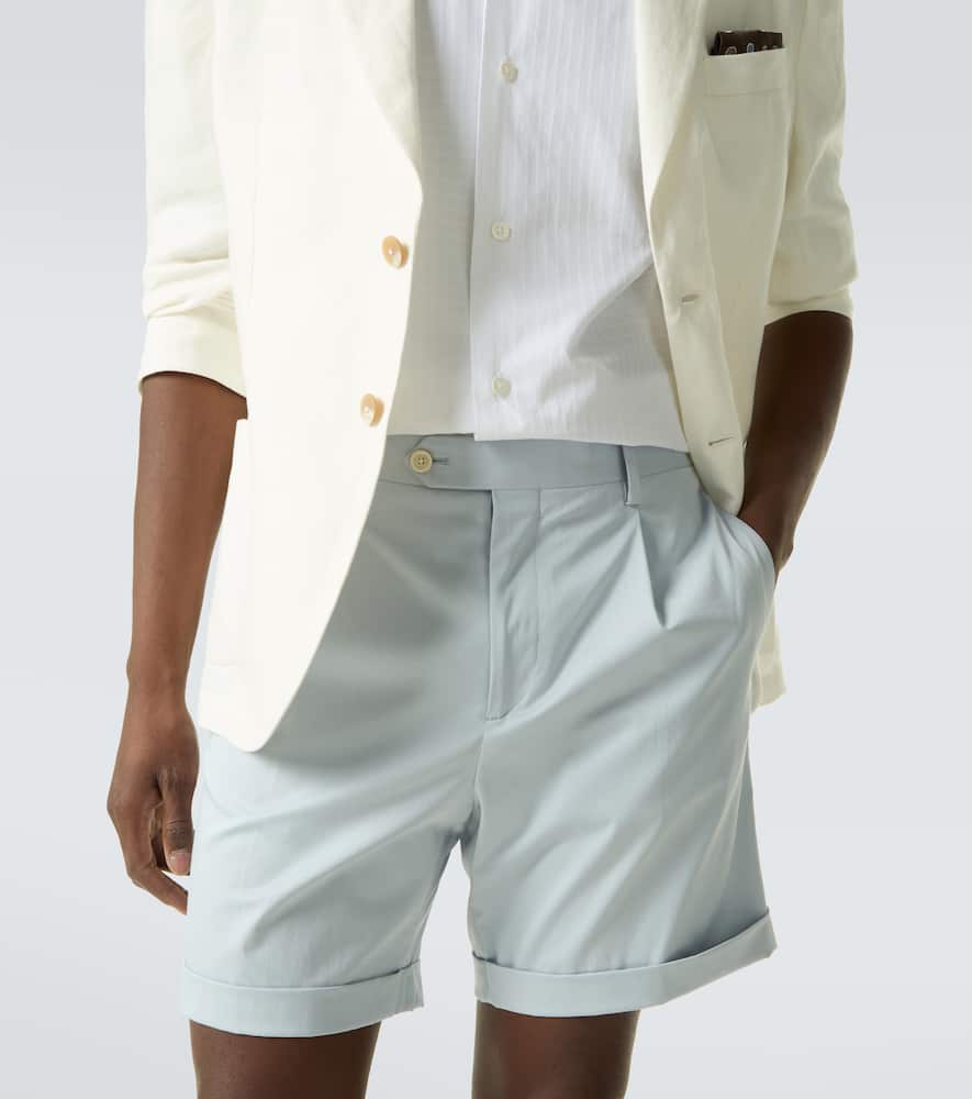 Cotton-blend shorts