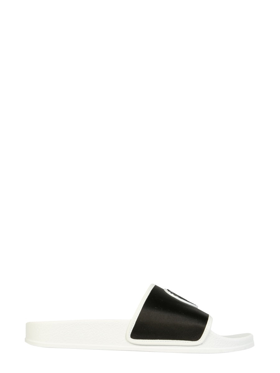 Women's Double Strap Mini Rubber Slide Sandals