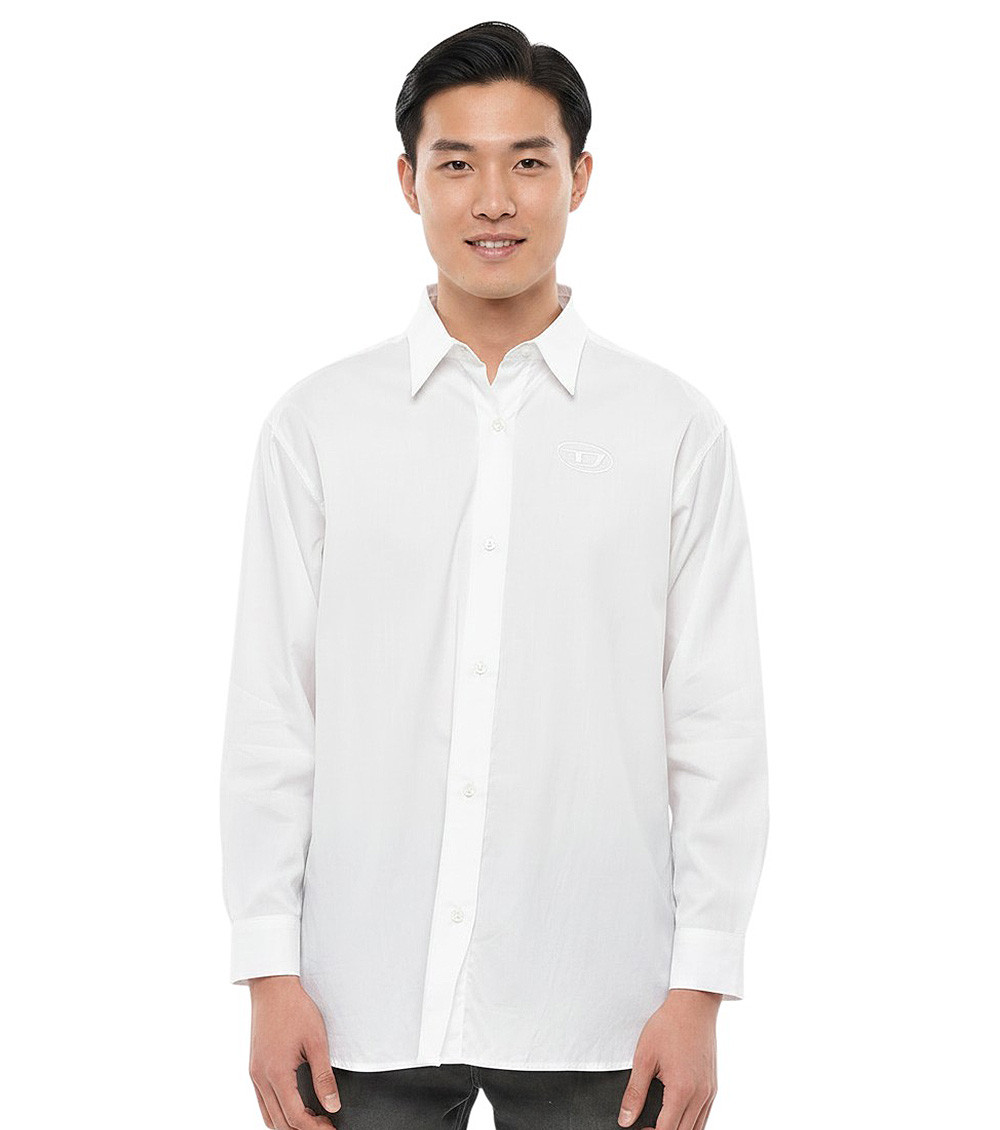 White Regular Logo Shirt