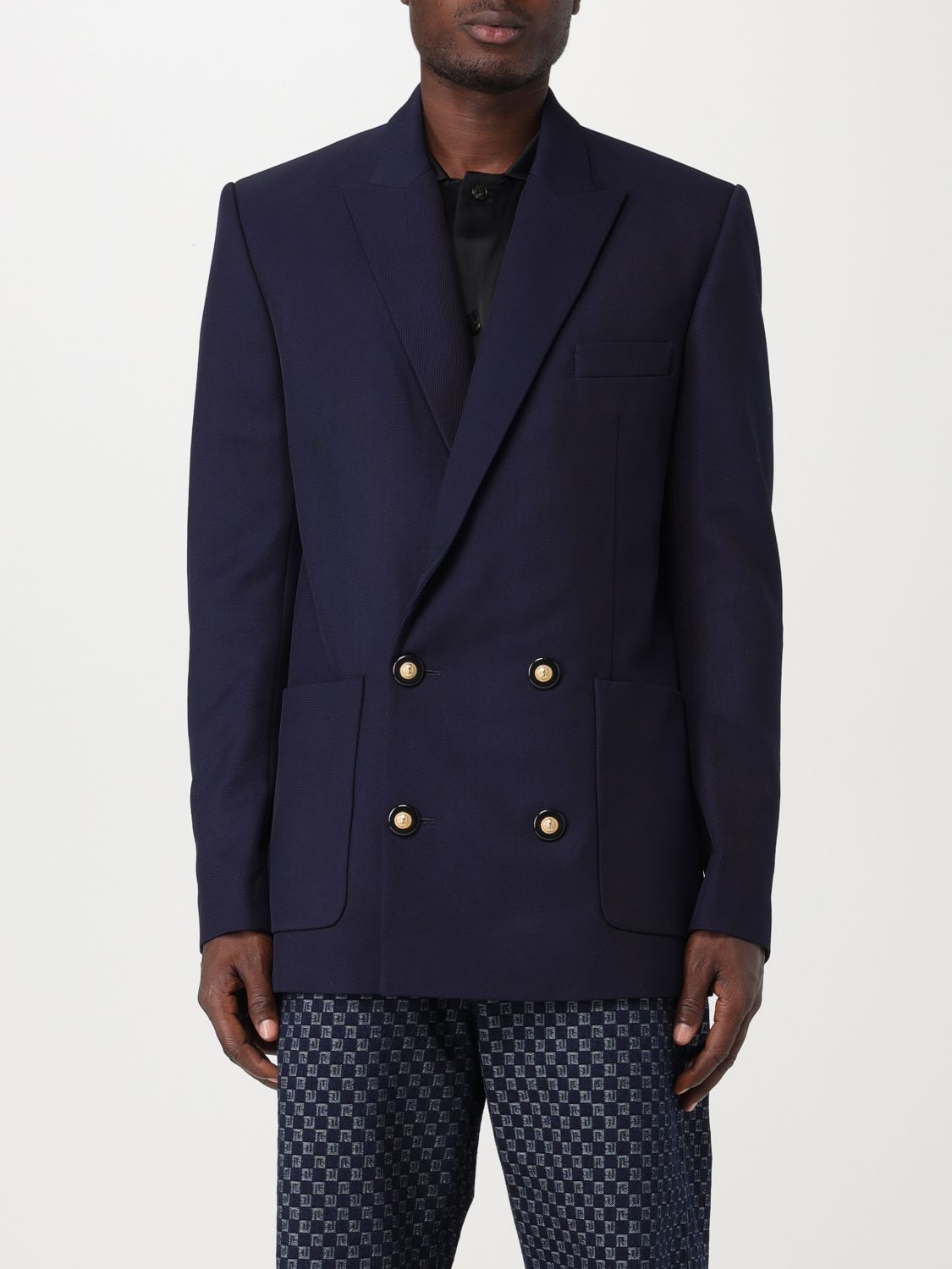 Jacket Men color Blue