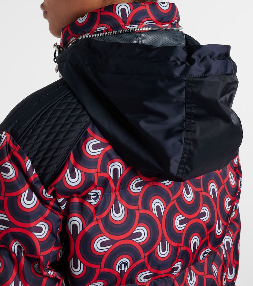 Tatum printed quilted ski jacket