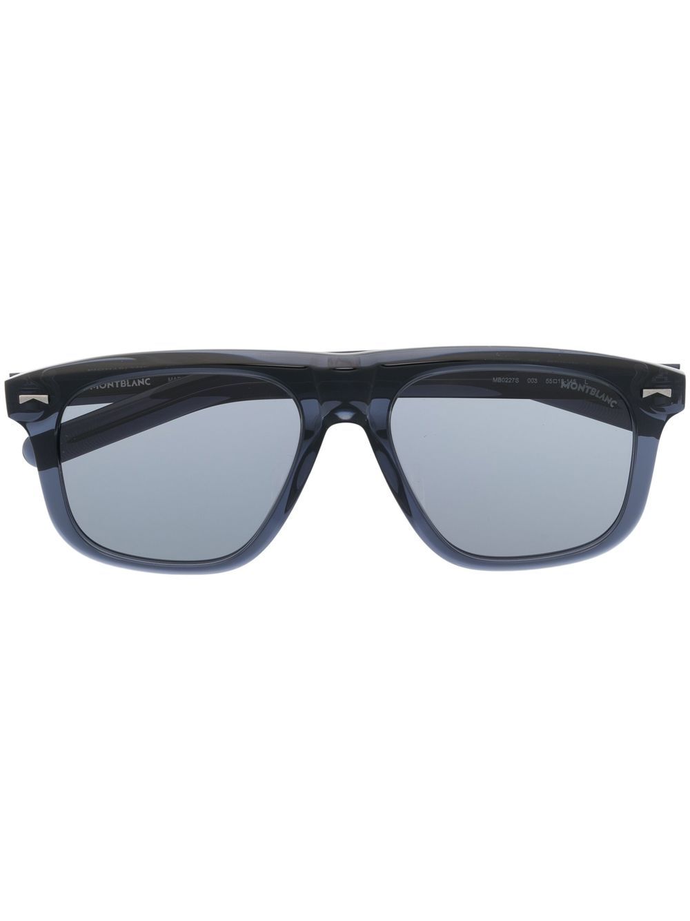 Square-frame sunglasses - Blue