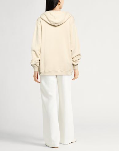 Woman Sweatshirt Beige Size M Organic cotton