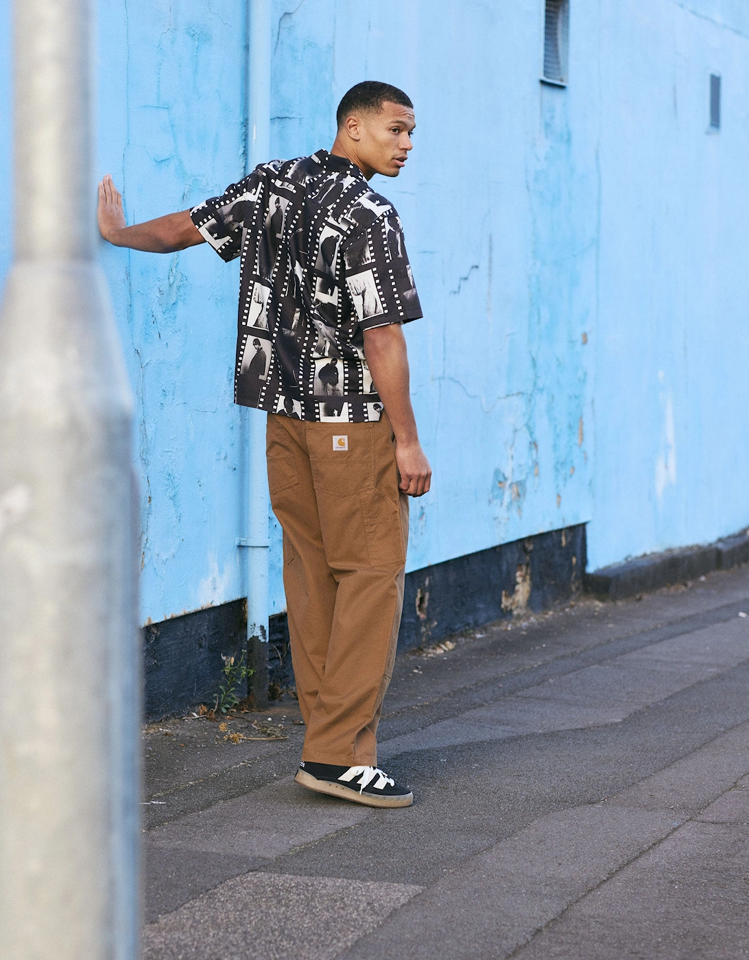 Men's Carhartt WIP Wide Panel Pants - Hamilton Brown - Size: 35/34