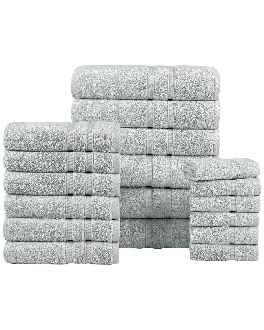 18pc Zero Twist Egyptian Cotton Towel Set