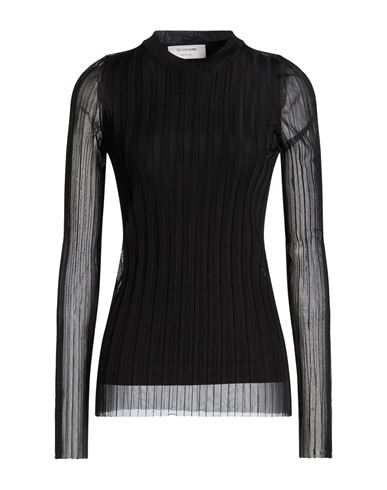 Woman Top Black Size M Polyamide, Polyester