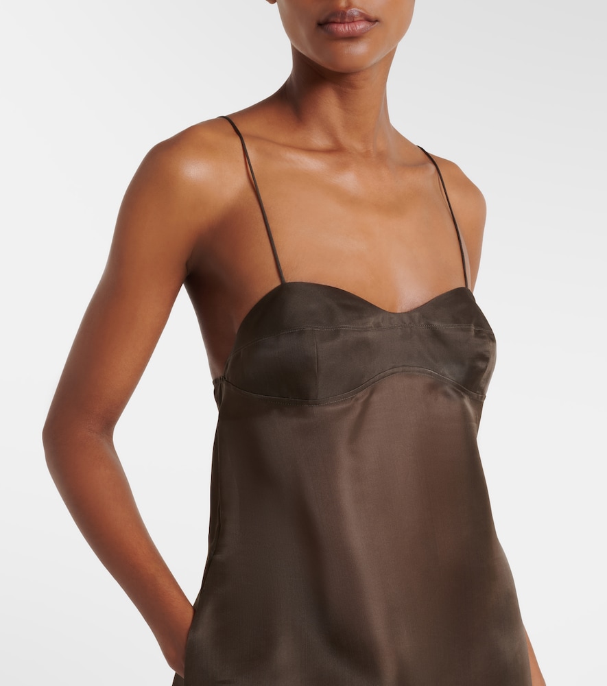 Róhe Silk organza midi dress