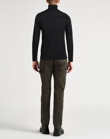 Man Turtleneck Black Size 36 Wool