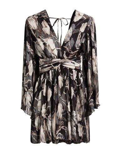 Woman Mini dress Black Size 8 Polyamide