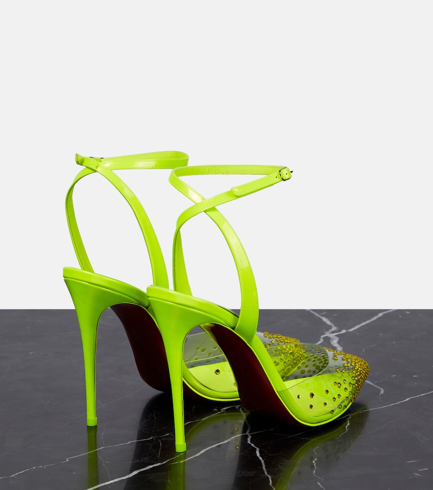 Christian Louboutin Spikaqueen 100 embellished pumps