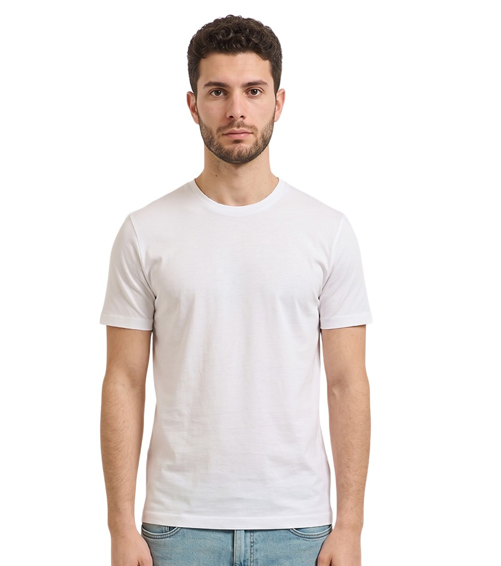 White Crew Neck T-Shirt