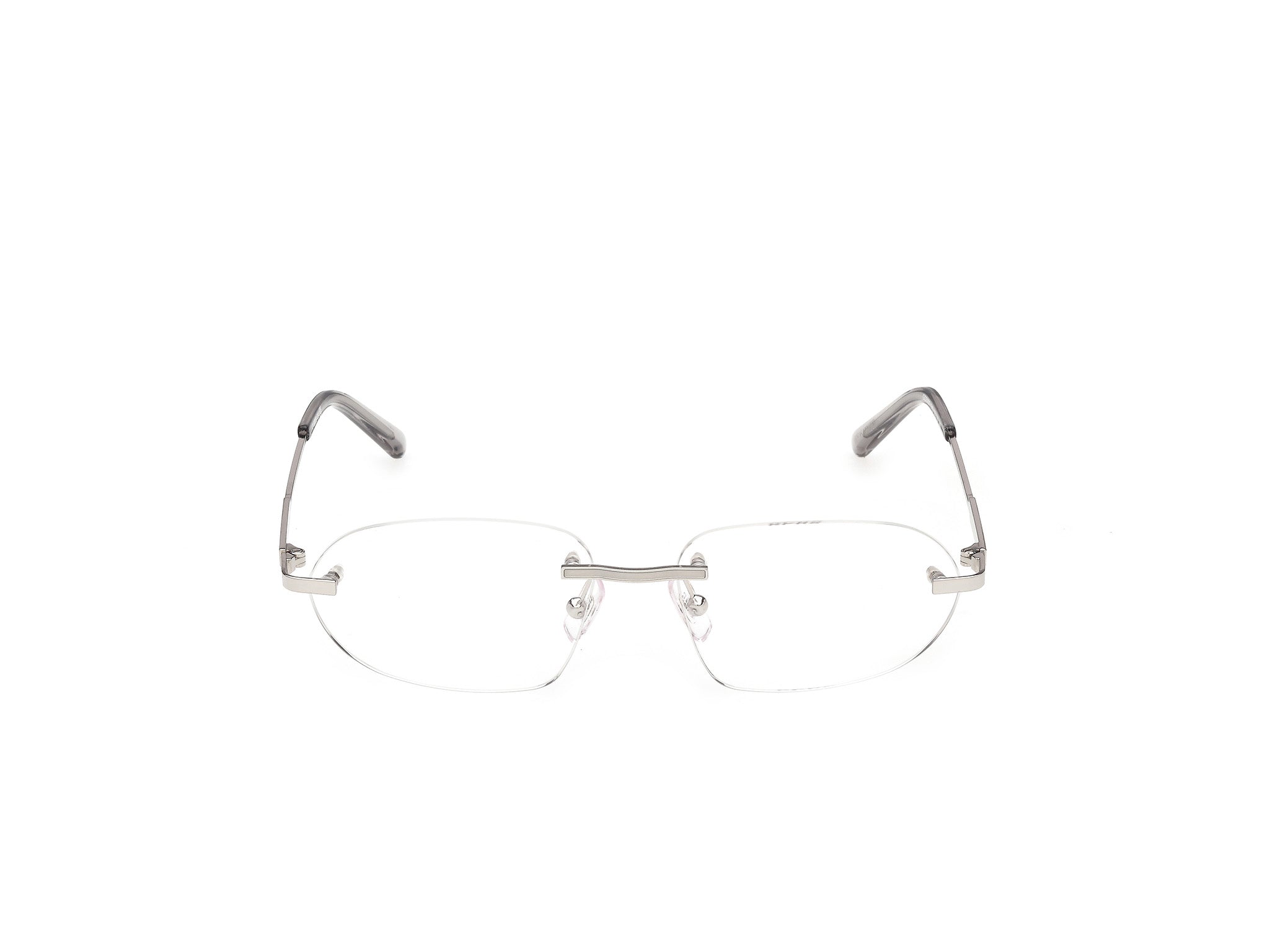 GCDS Unisex GCDS GD5057 16 Optical frames Metal Palladium Round Norma