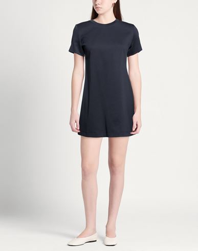 Woman Mini dress Midnight blue Size 10 Cotton, Polyamide, Elastane
