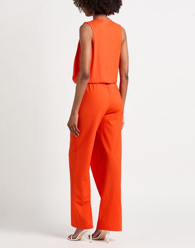 Crème Woman Jumpsuit Orange Size 0 Virgin Wool, Elastane