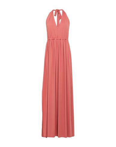 Woman Maxi dress Rust Size M Polyamide, Elastane