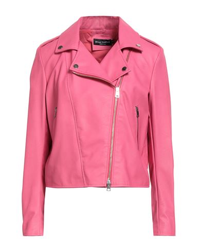 Woman Jacket Fuchsia Size S Polyurethane, Viscose