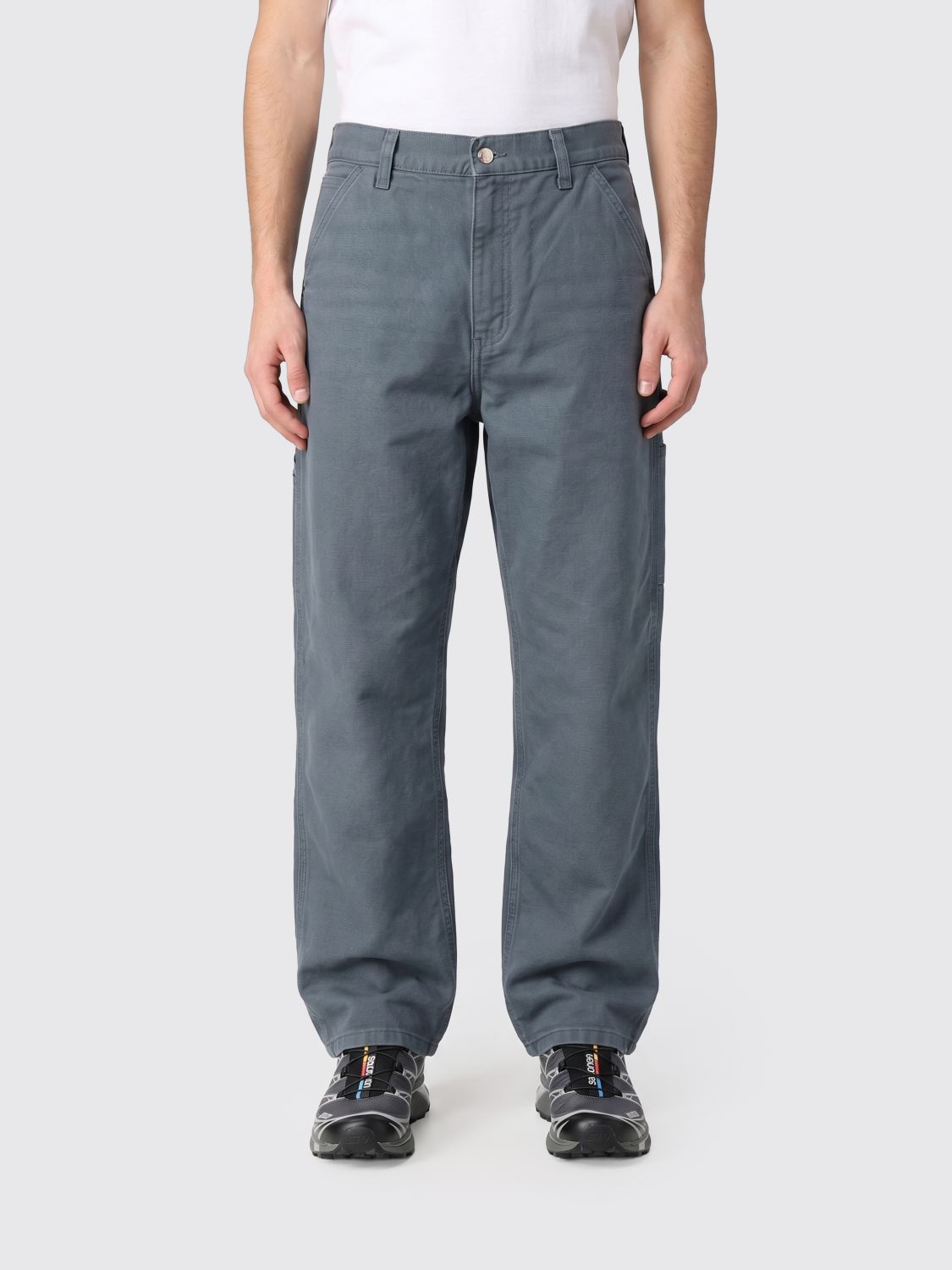 Pants Men color Blue