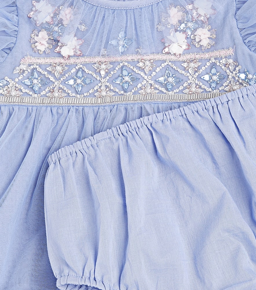 Tutu Du Monde Baby Antoinette ruffled dress and bloomers set