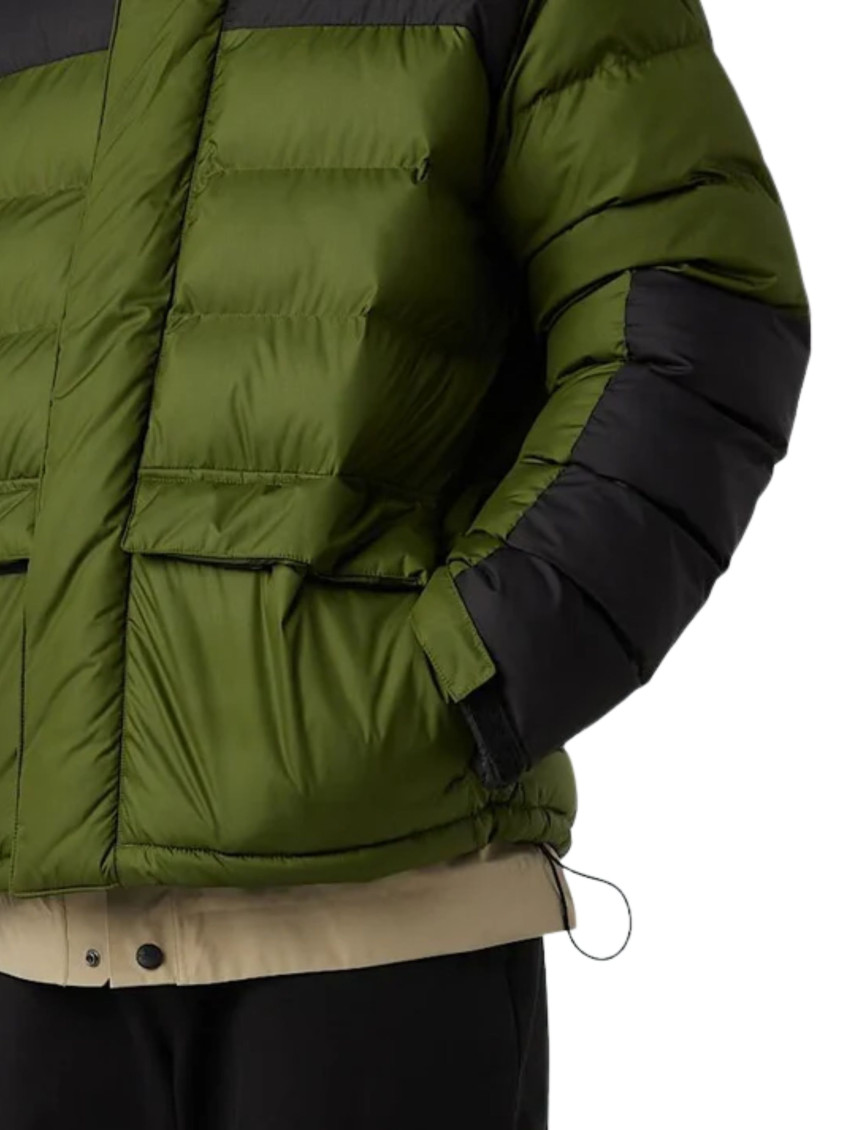 Green Color Block Jacket