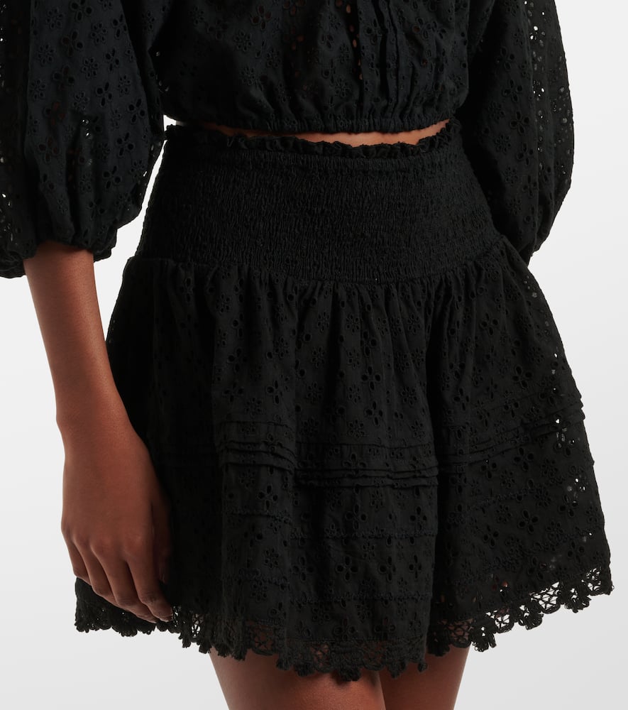 Galia cotton wrap skirt