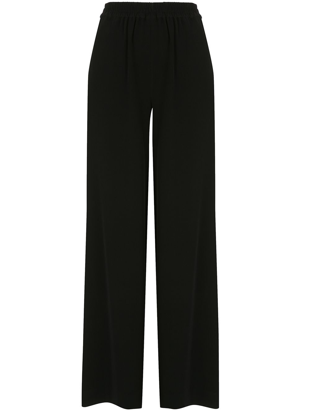 High waisted palazzo trousers - Black