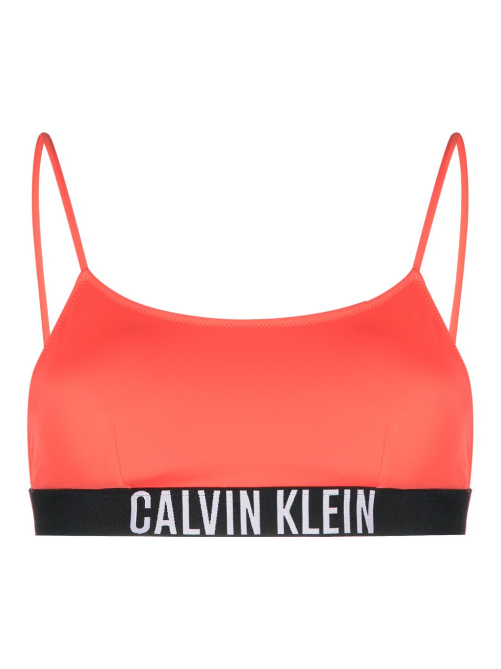 Bralette-style bikini top - Red