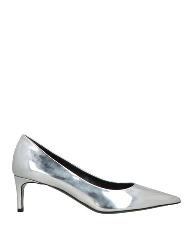 Kallistè Woman Pumps Silver Size 6 Soft Leather
